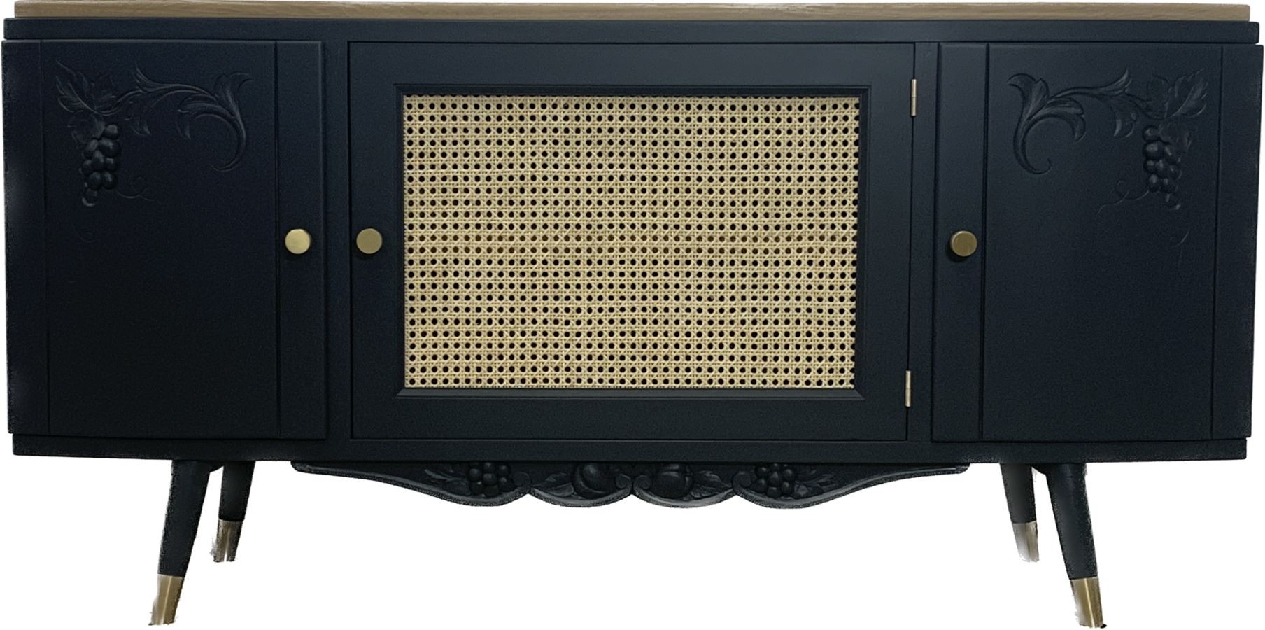 Enfilade noir chêne 01